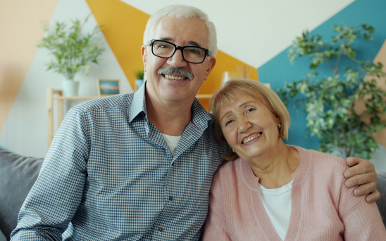 aged pensioners - couple